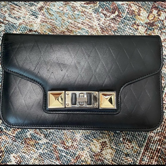Proenza Schouler Handbags - Proenza Schouler black wallet on chain!